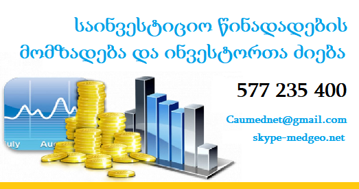 საინვესტიციო პროექტი. კითხვები და პასუხები