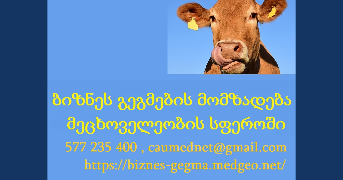 მსხვილფეხა მეცხოველეობის განვითარების ახალი სახელმწიფო პროგრამა მსხვილფეხა მეცხოველეობის განვითარების ახალი სახელმწიფო პროგრამა