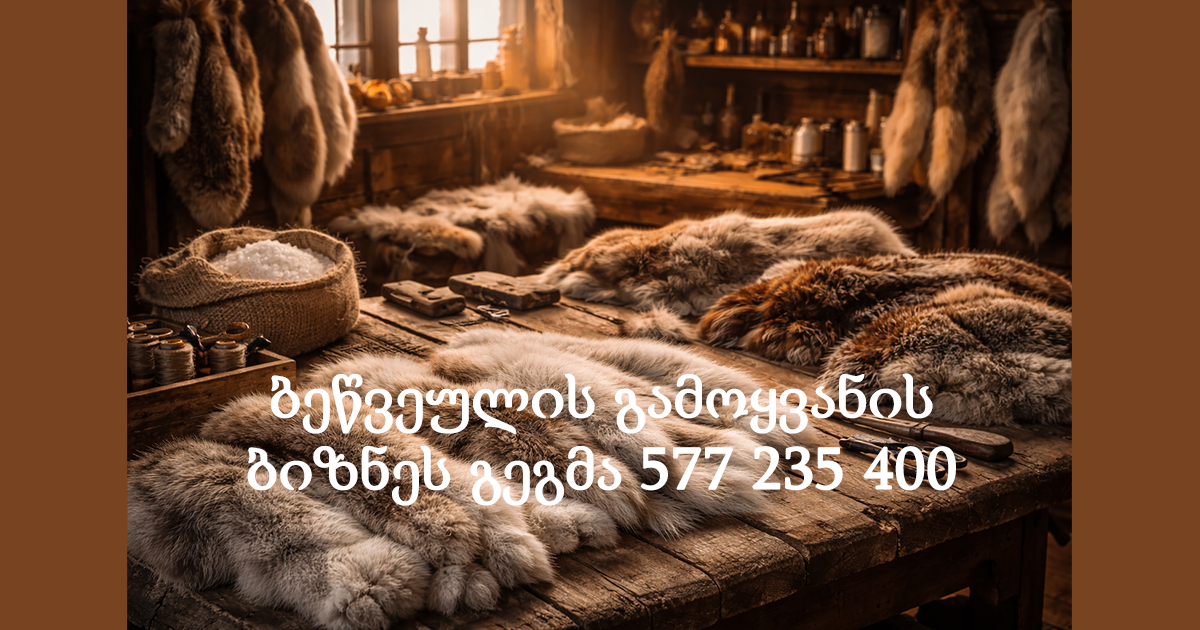 ბეწვეულის გამოყვანის ბიზნეს გეგმა